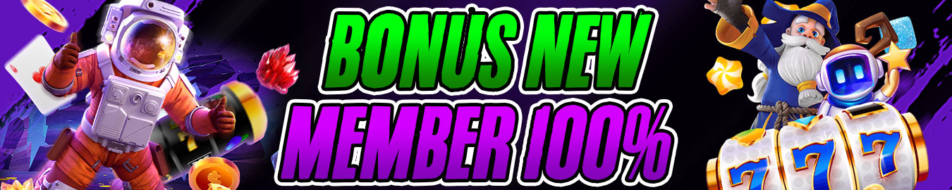 BONUS NEW MEMBER 100%